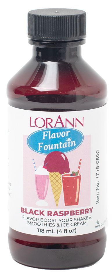 LorAnn Oils Flavor Fountain Flavorings - Black Raspberry 4 fl oz.