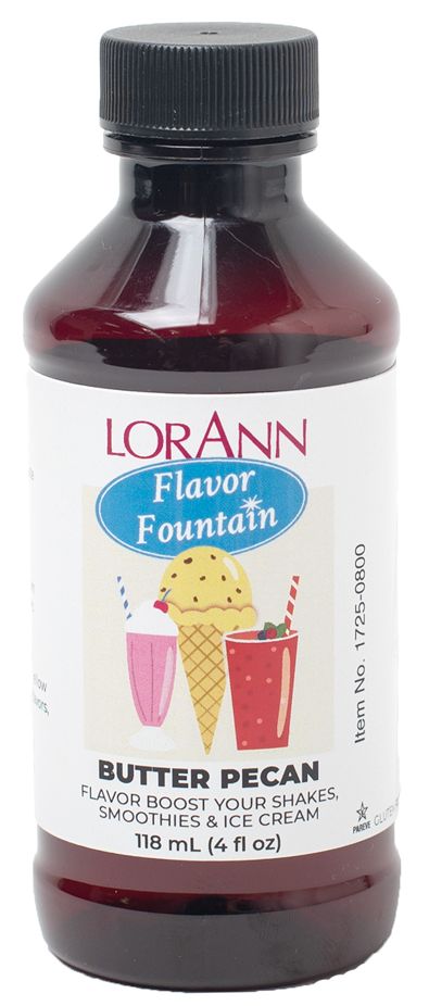 LorAnn Oils Flavor Fountain Flavorings - Butter Pecan 4 fl oz.