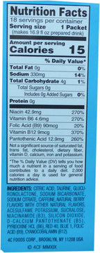 4C Sugar Free Energy Rush Drink Mix Sticks - Berry
