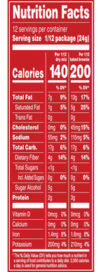 Duncan Hines Keto Friendly Brownie Mix 10 oz