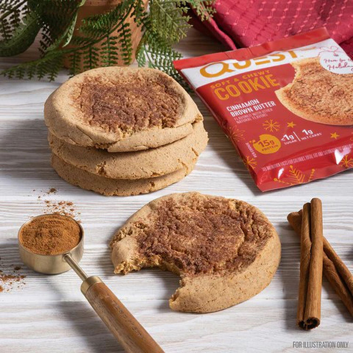 Quest Nutrition Quest Protein Cookie in Cinnamon Brown Butter (Seasonal), product image 3.