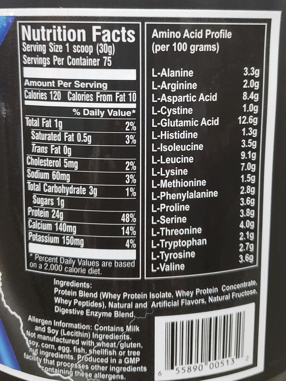Nature's Research Whey Protein - Banana