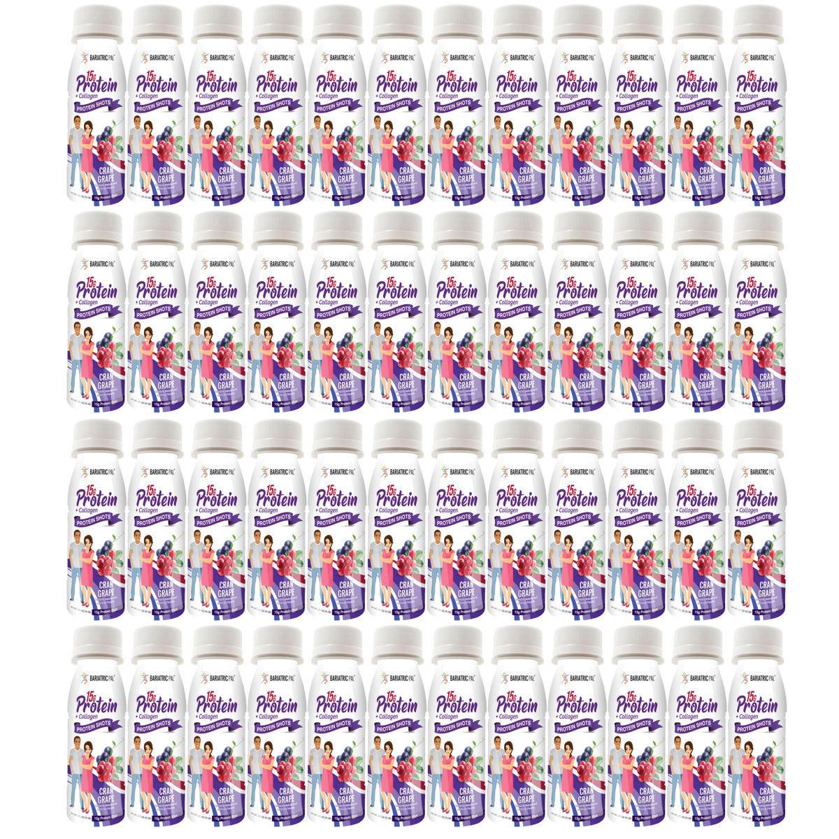 Whey & Collagen Protein Shots, Cran Grape, image 7
