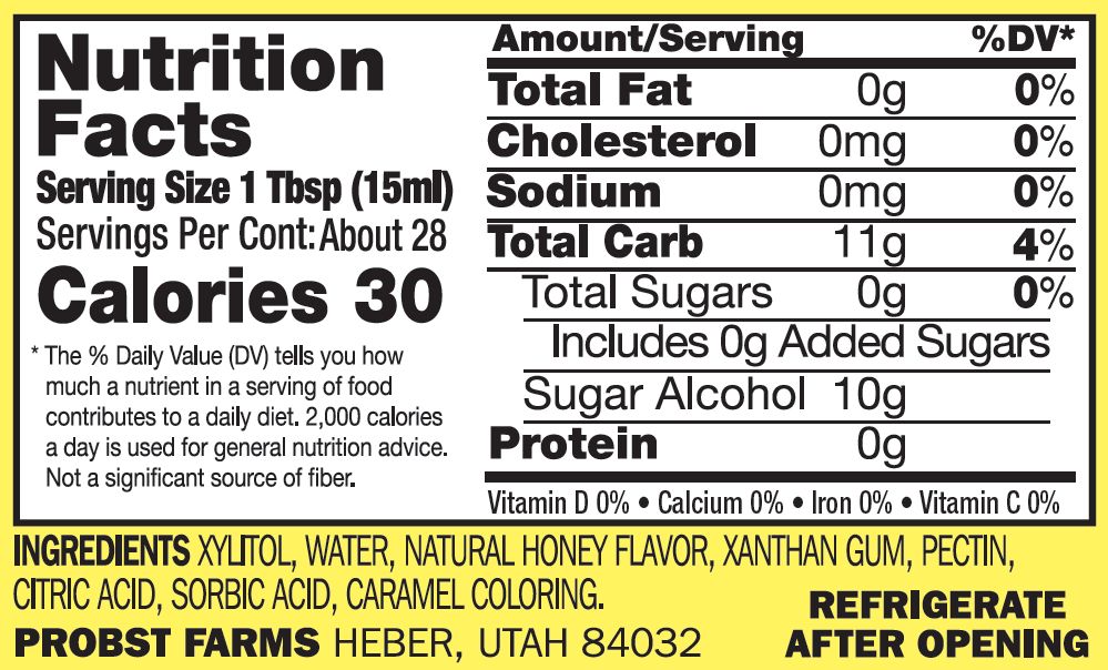 Nature's Hollow Sugar Free Honey Substitute - 14 oz.