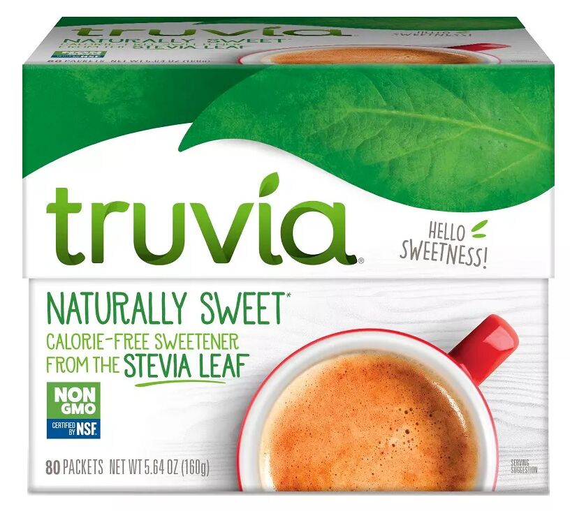 Truvia Calorie-Free Sweetener Stevia Leaf Packets - 80 packets