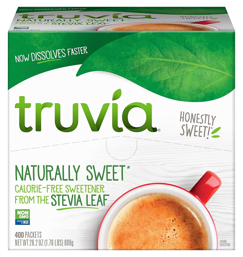 Truvia Calorie-Free Sweetener Stevia Leaf Packets - 400 packets