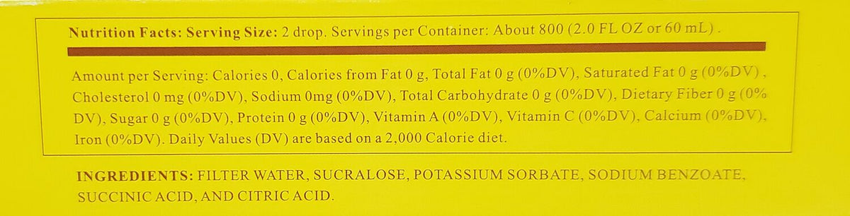EZ-Sweetz Liquid Sucralose - 2 oz.
