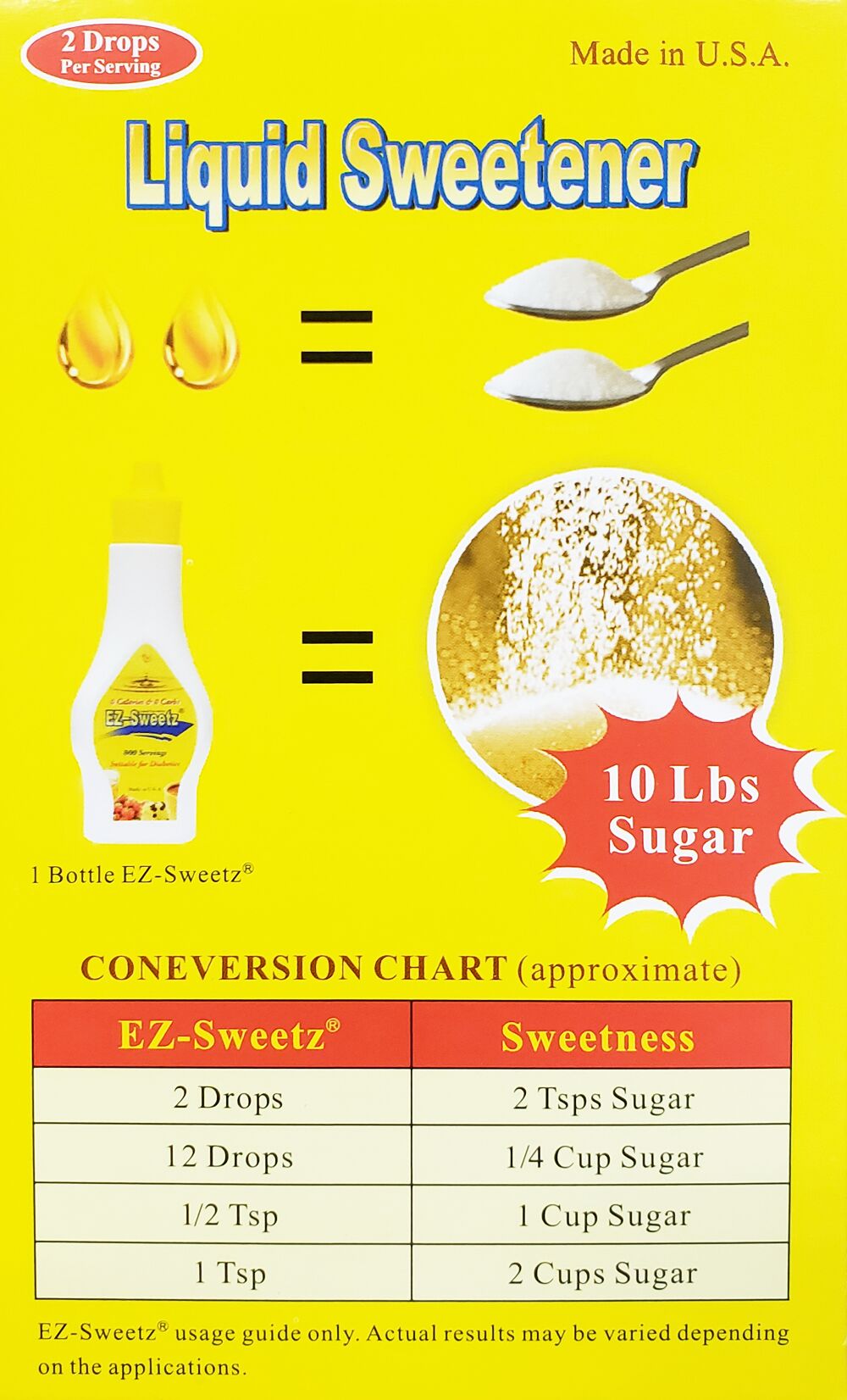 EZ-Sweetz Liquid Sucralose - 2 oz.