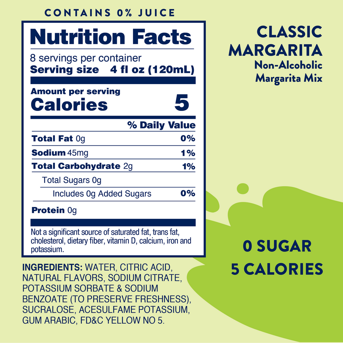 Jordan's Skinny Mixes Cocktail Mixes - Margarita 32 fl oz