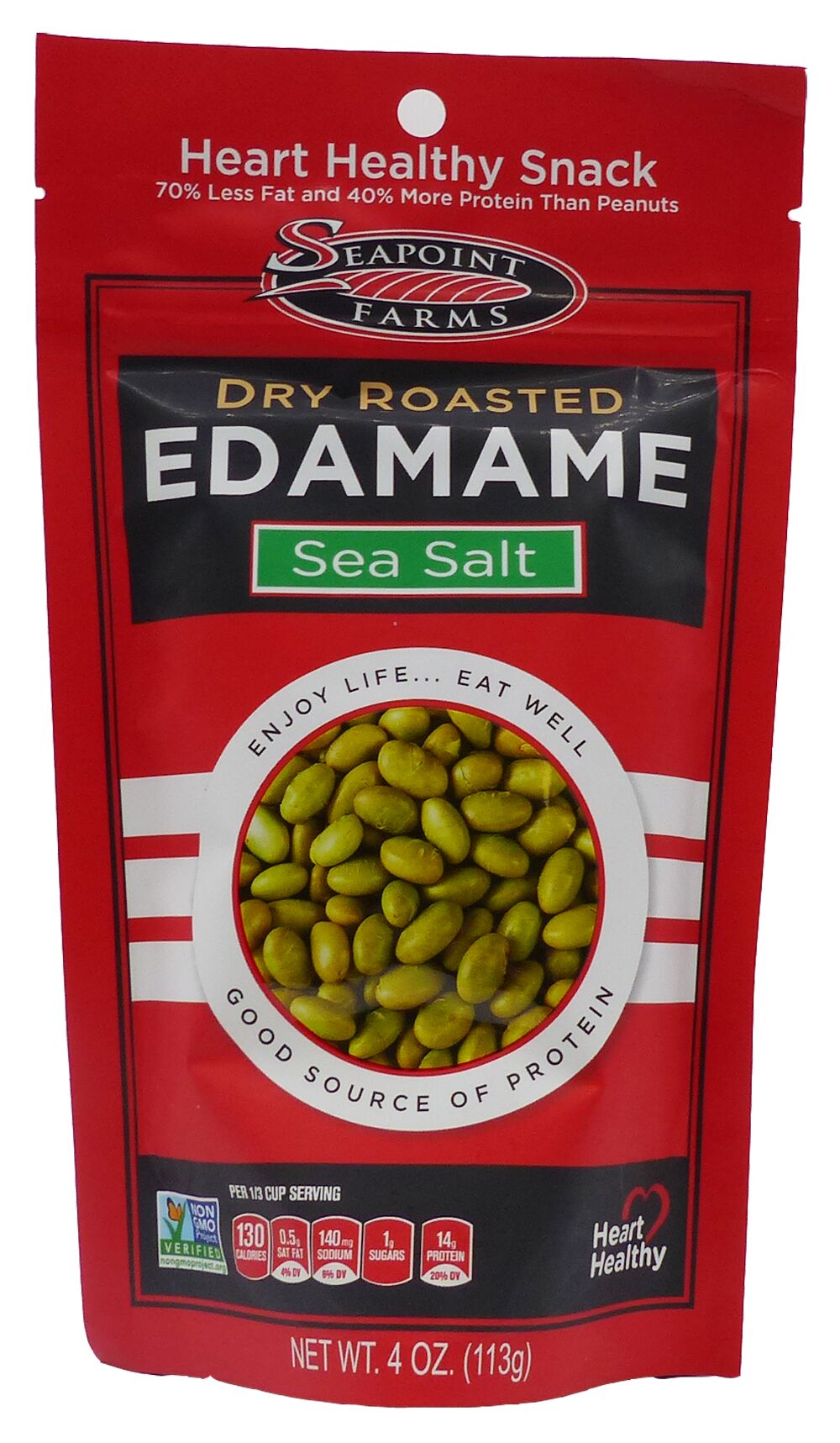 Seapoint Farms Dry Roasted Edamame - Sea Salt, 4 oz