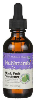 NuNaturals Monk Fruit Liquid Sweetener 2 fl oz.