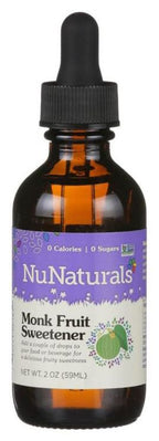 NuNaturals Monk Fruit Liquid Sweetener 2 fl oz.