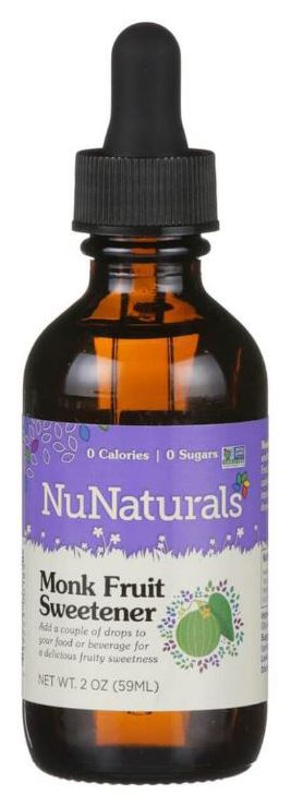 NuNaturals Monk Fruit Liquid Sweetener 2 fl oz.