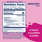 Jordan's Skinny Mixes Grenadine Syrup, 375ml