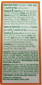 Tang Zero Sugar On-the-Go Drink Mix 6 packets