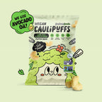 CauliPuffs Gluten Free Cauliflower Puffed Snacks - Vegan Salt & Pepper