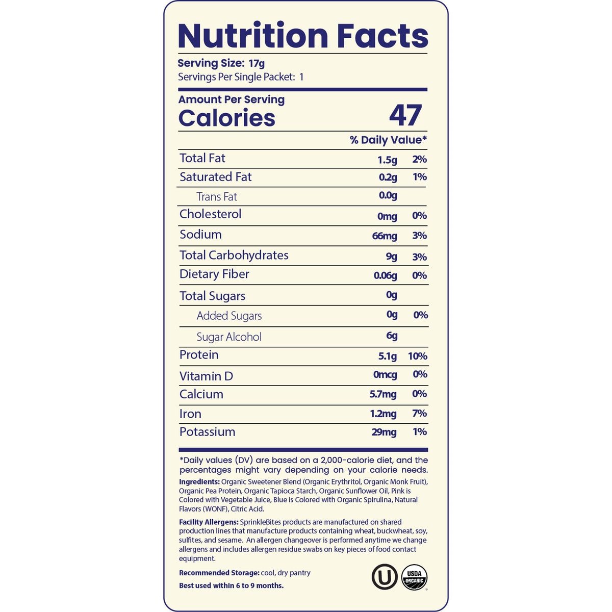 SprinkleBites Protein Super Food Sprinkles On-the-Go! - Berry, 0.6 oz