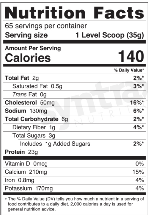 Syntrax Matrix Sustained-Release Protein Blend - Cookies & Cream 5 LB.