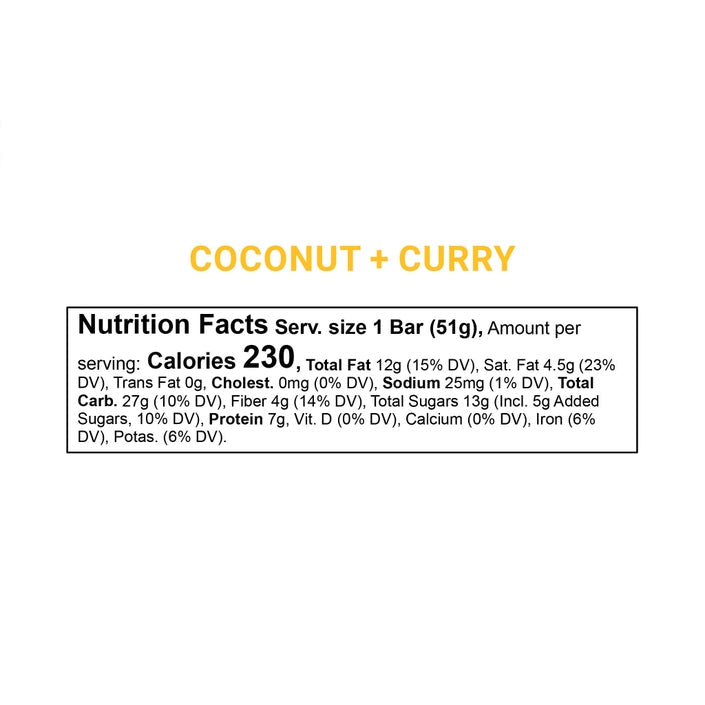 JECA Energy Bars - Coconut + Curry