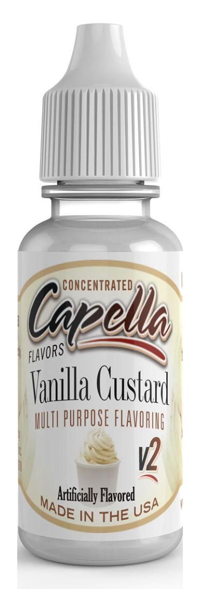 Capella Flavor Drops - Vanilla Custard, V2 0.4 fl oz.