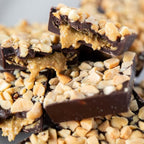 JoJo's Dark Chocolate Bites + Plant Based Protein, 3.6 oz - Peanut Butter Filled