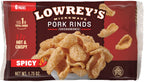 Lowrey's Bacon Curls Microwave Pork Rinds - Spicy