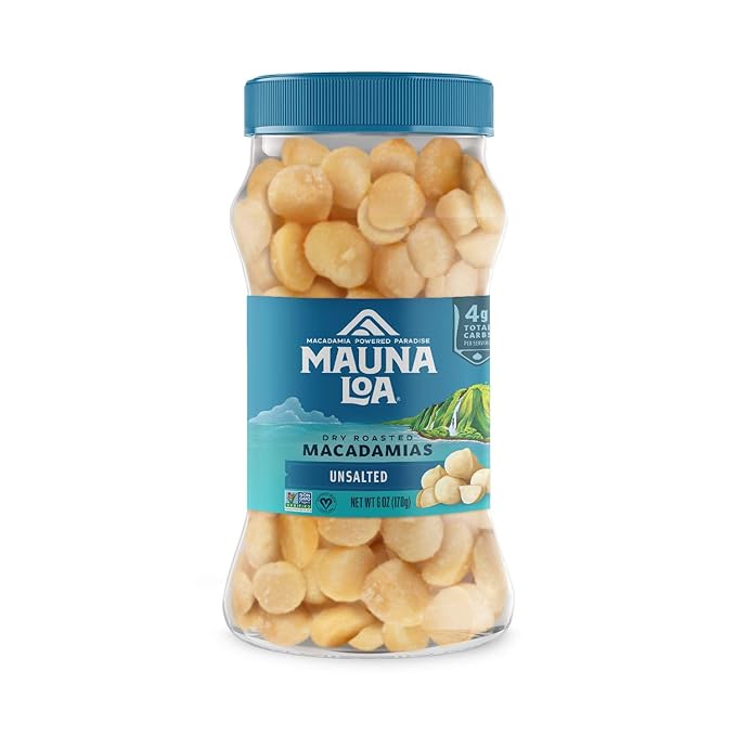 Mauna Loa Dry Roasted Macadamias, 6 oz - Unsalted