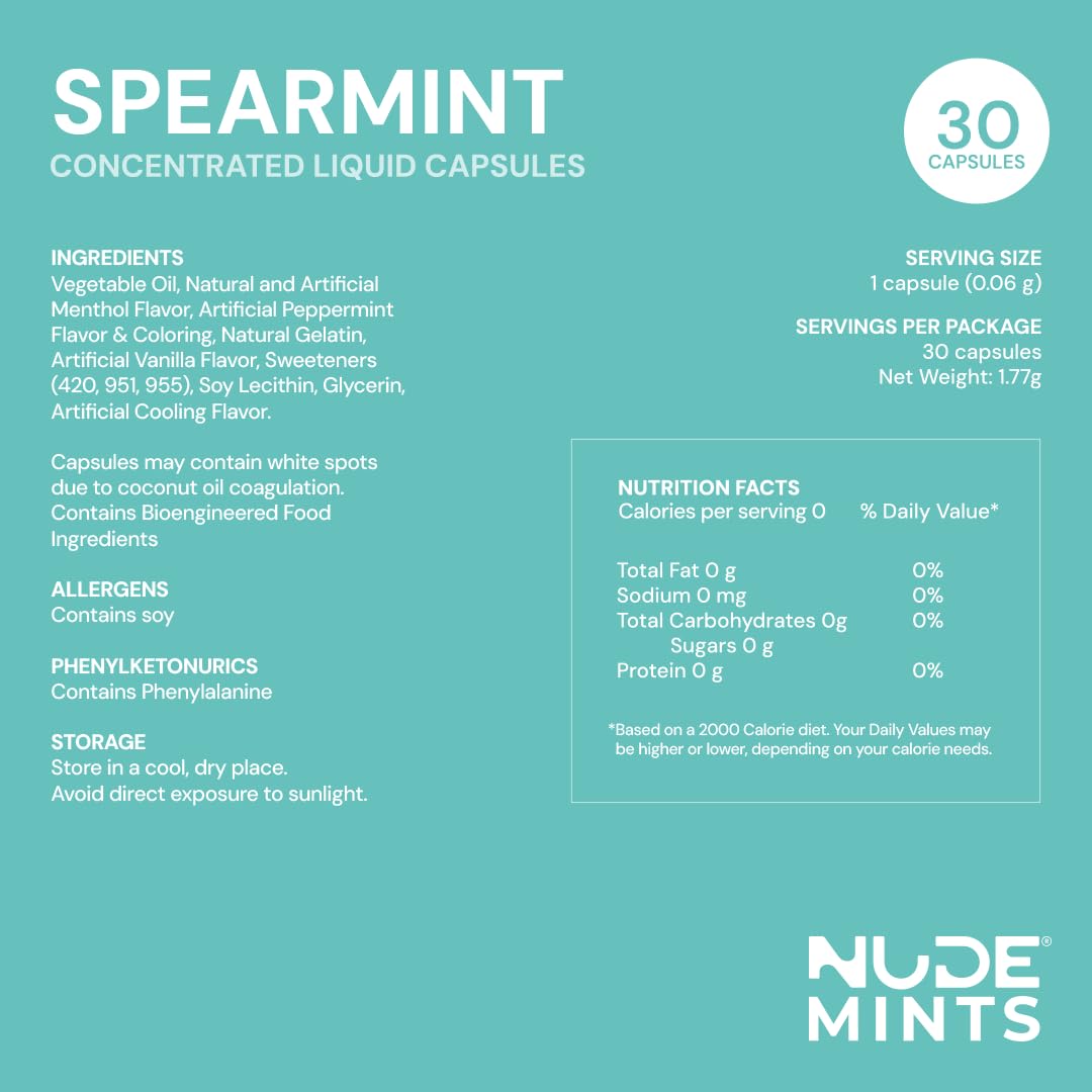 Breath + Gut Mints For Gut Healthy by NUDE - Spearmint — gallery image 7