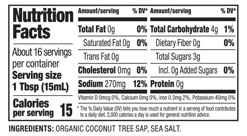 Coconut Secret Coconut Aminos 8 fl oz.