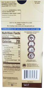 Ghirardelli 100% Cacao Unsweetened Chocolate Bar - 4 oz.