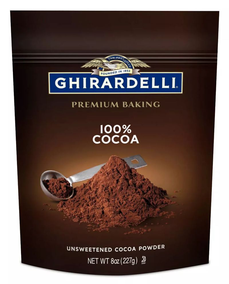 Ghirardelli 100% Unsweetened Cocoa - 8 oz. pouch