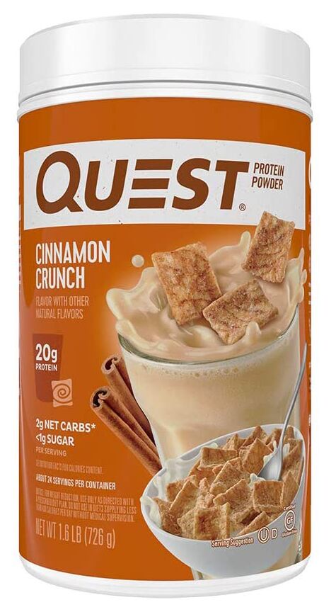 Quest Nutrition Protein Powder in Cinnamon Crunch (CLEARANCE: best by October 31, 2026) #Size_1.6 lb., product image 3.