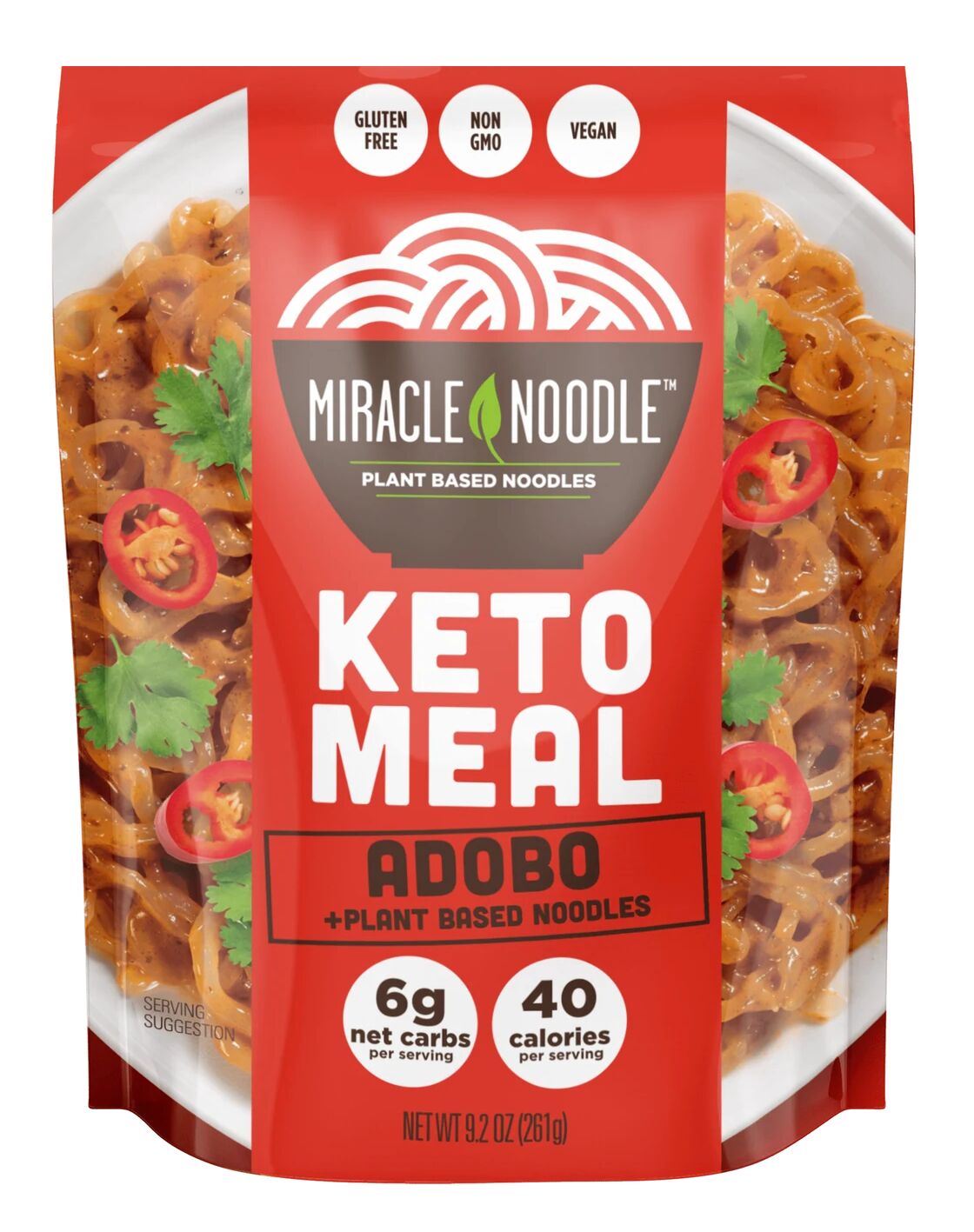 Miracle Noodle Keto Meal (9.2 oz) - Adobo, 1-Pack