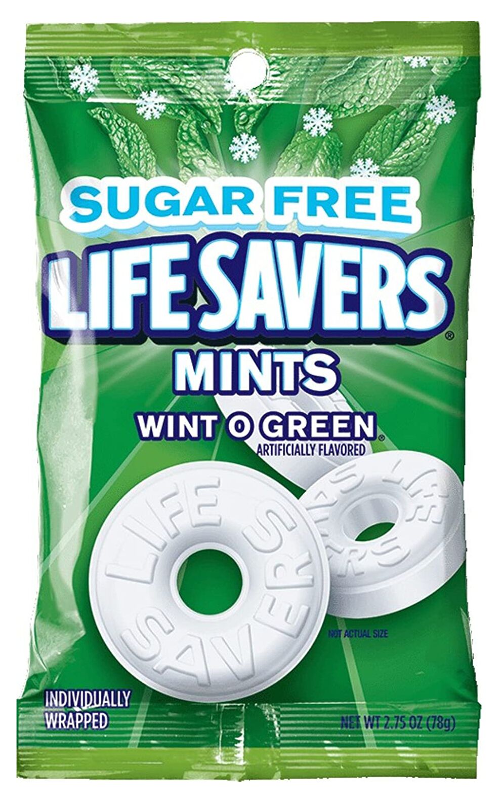 Wrigley's Sugar Free Life Savers - Wint-O-Green 2.75 oz