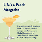 Jordan's Skinny Mixes Naturally Sweetened Margarita Mixes, 32 fl oz - Peach Margarita