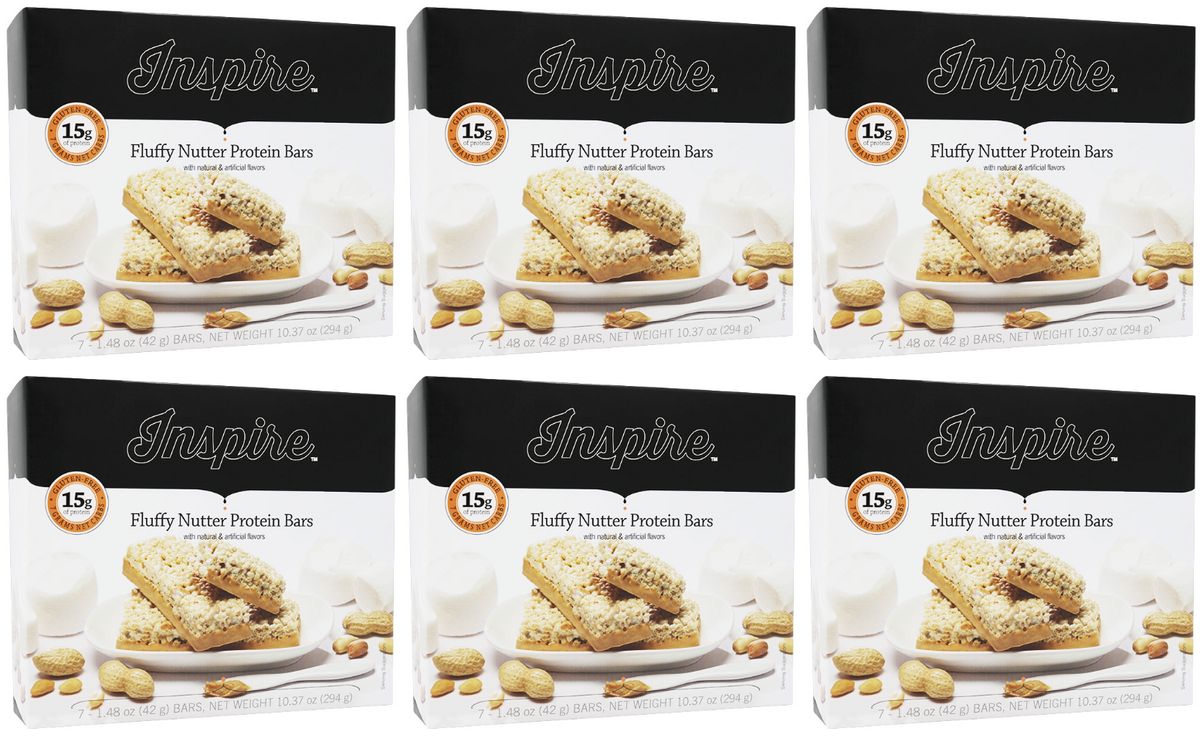 Inspire 15g Protein & Fiber Bars - Fluffy Nutter - High-quality Protein Bars at Store