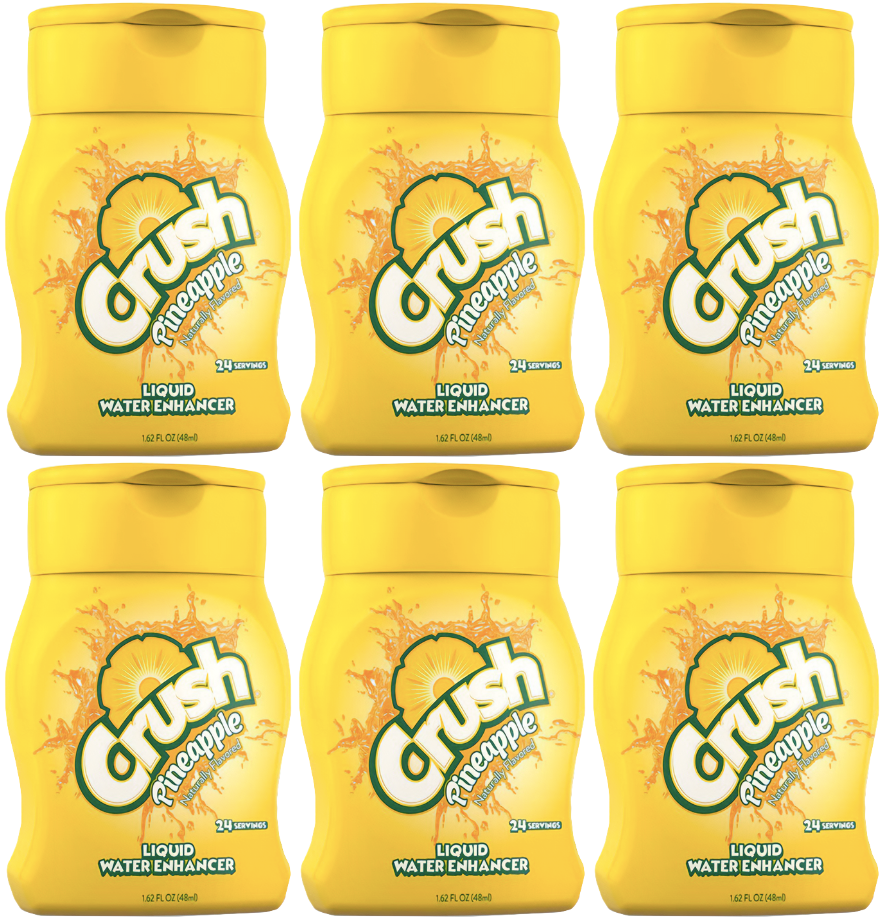 Crush Water Enhancer - Pineapple 6-Pack