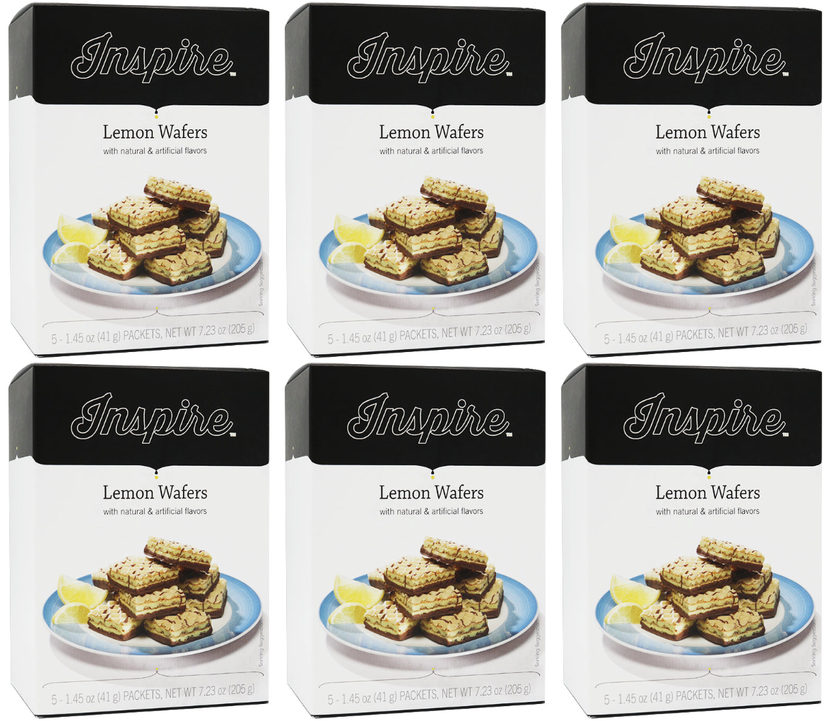 Inspire Square Protein Wafers - Lemon - High-quality Protein Bars at Store