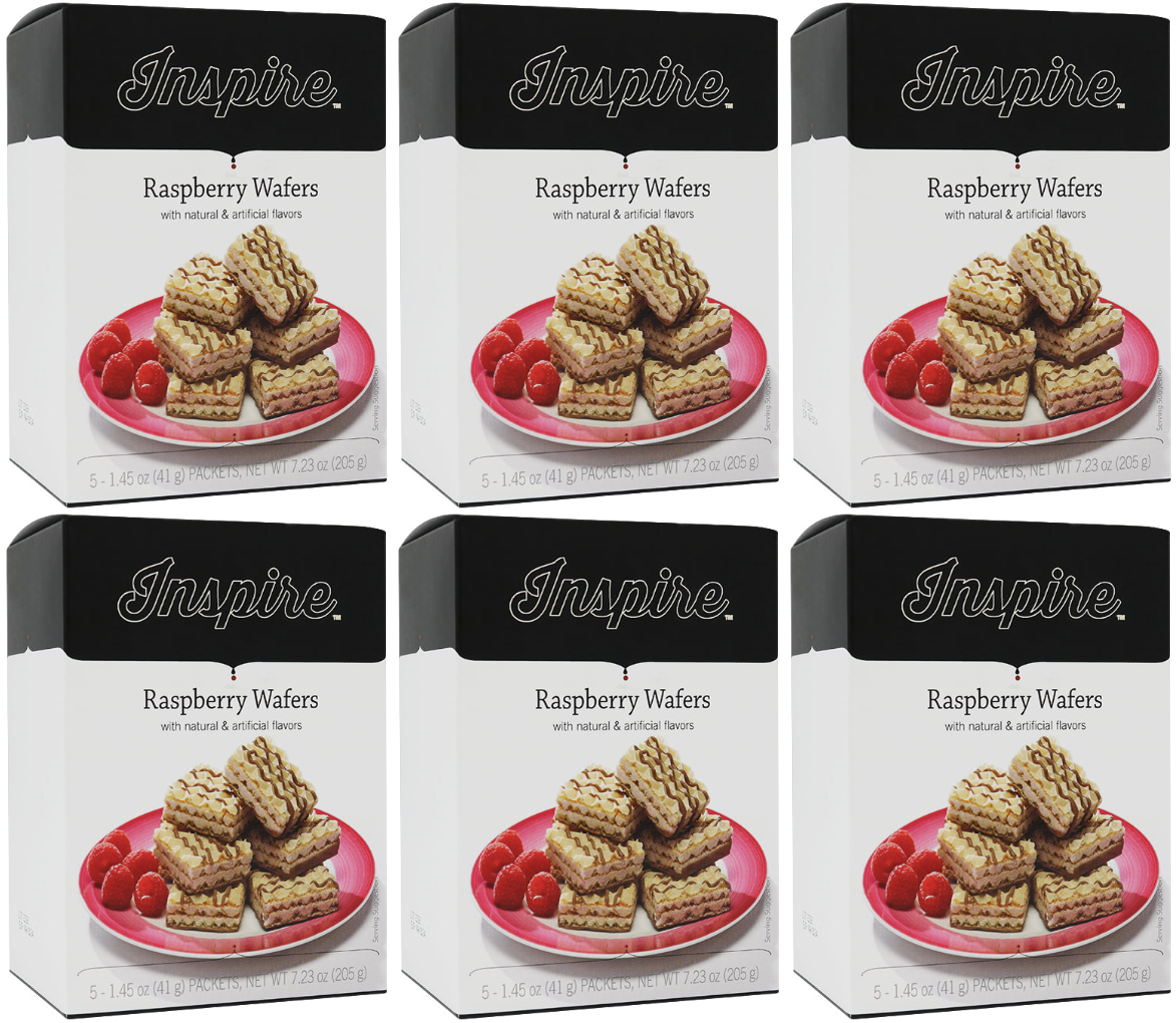 Inspire Square Protein Wafers - Raspberry - High-quality Protein Bars at Store