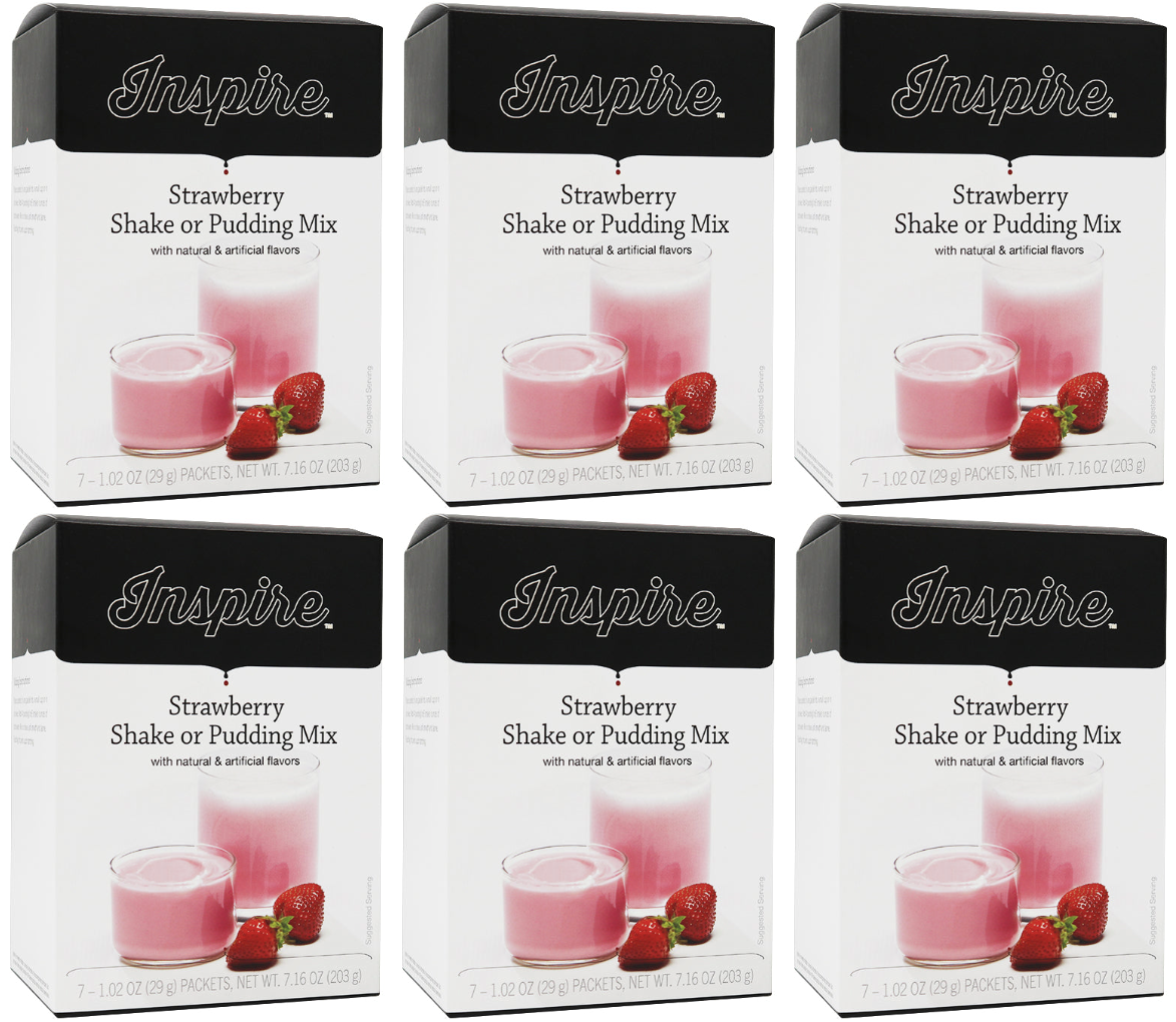 Inspire 15g Protein Shake or Pudding - Strawberry - High-quality Puddings & Shakes at Store