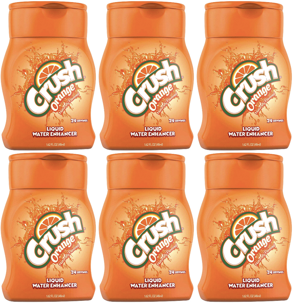 Crush Water Enhancer - Orange 6-Pack