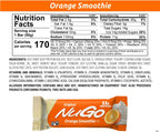 NuGo Original Bars, Orange Smoothie.