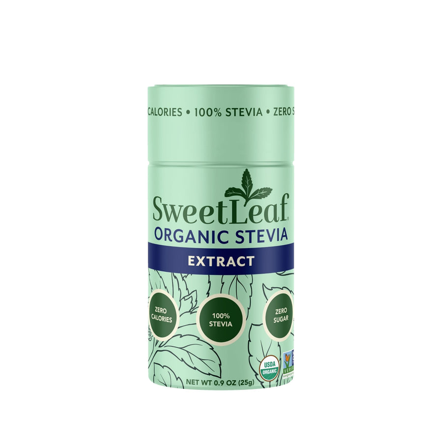 SweetLeaf Organic Stevia Leaf Extract Sweetener 0.9 oz (25g)