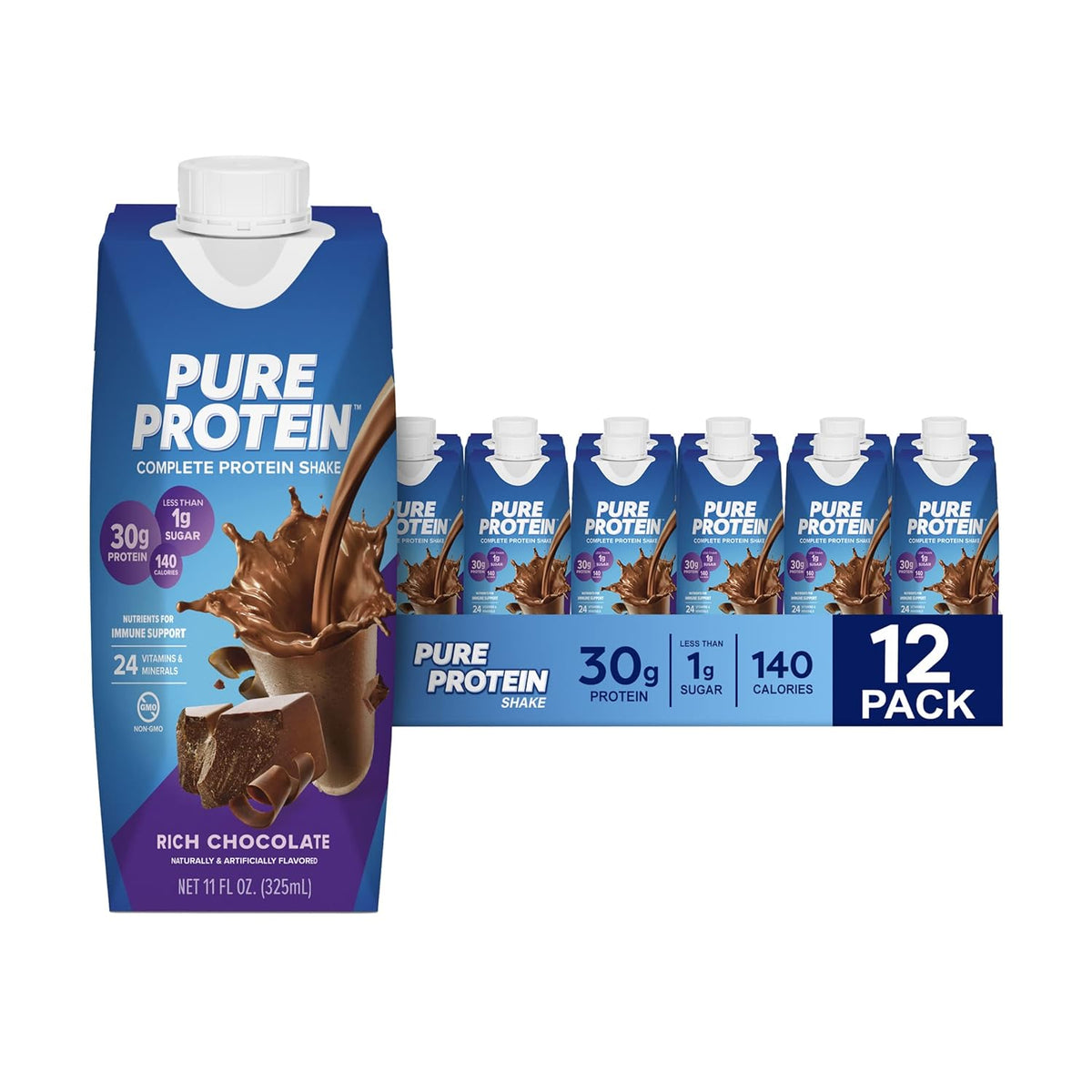 Pure Protein Complete Protein Shake - Rich Chocolate 11 fl oz.
