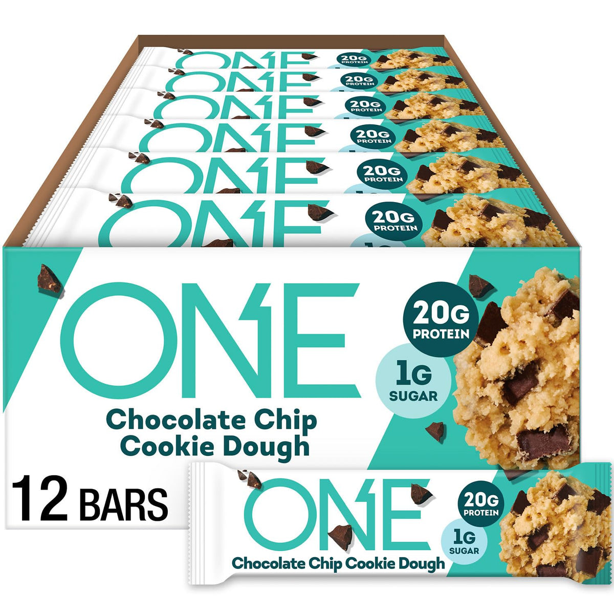 ONE Protein Bar - Chocolate Chip Cookie Dough 12 bars