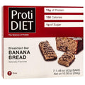 Proti Diet Breakfast Bars, Banana Bread, 7 Bars loaf package