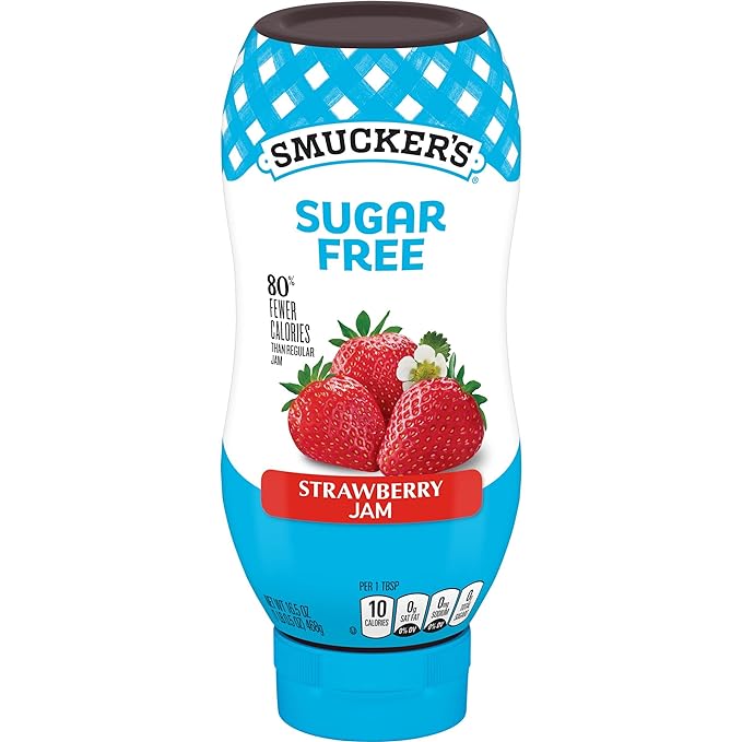 Smucker’s Squeeze Sugar Free Jam, 16.5 oz - Strawberry