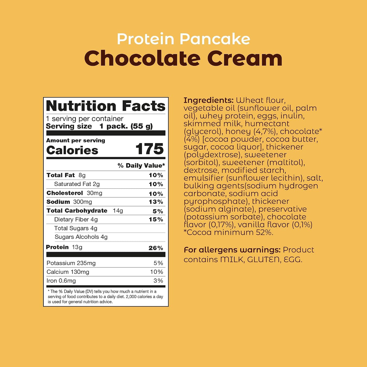 Smarter Snacks Protein Pancake - Chocolate