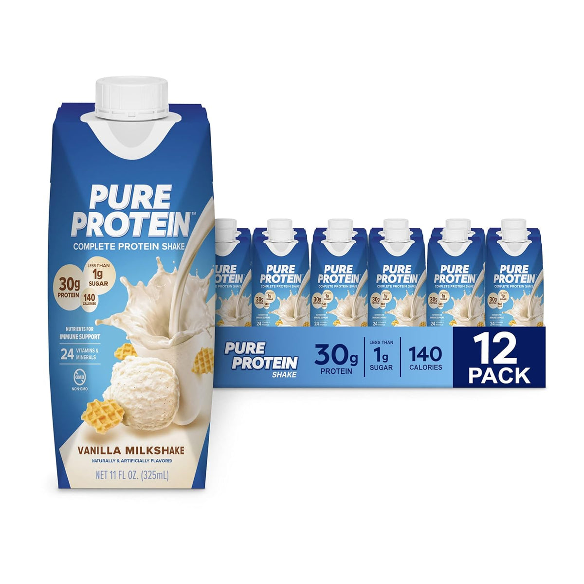 Pure Protein Complete Protein Shake - Vanilla Milkshake 11 fl oz.