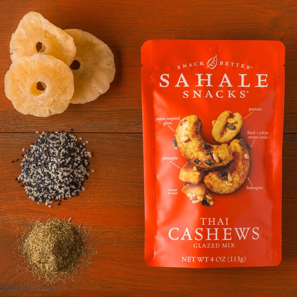 Sahale Snacks Thai Cashews Glazed Mix 4oz Bag — gallery image 5